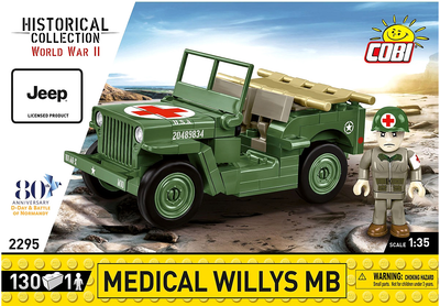 Конструктор Cobi Historical Collection Medical Willys MB 130 деталей (5902251022952)