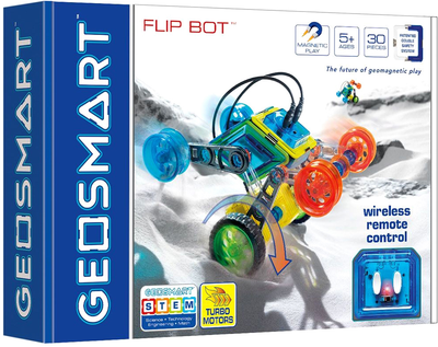 Klocki magnetyczne IUVI Games Geo Smart Flip Bot 29 elementów (5414301250197)