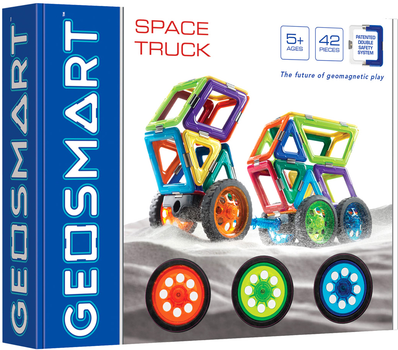 Klocki magnetyczne IUVI Games Geo Smart Space Truck 43 elementy (5414301249948)