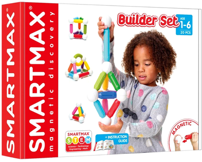 Klocki magnetyczne IUVI Games Smart Max Builder 20 elementów (5414301250609)