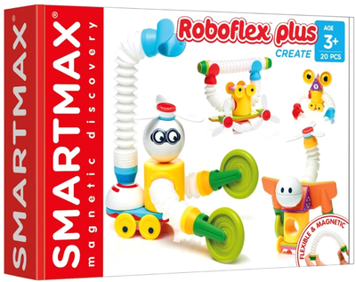 Klocki magnetyczne IUVI Games Smart Max Roboflex Plus 20 elementów (5414301250562)