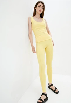 Жіночий костюм майка + легінси Подіум Fray 27926-YELLOW XL Жовтий