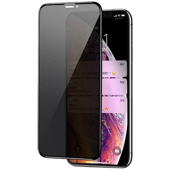 Защитное стекло антишпион на Apple iPhone 11 Pro, iPhone X, iPhone XS / для айфон 11 про, икс / айфон икс эс макс