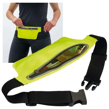 Спортивная сумка на пояс UFT SW01 Accel Yellow водоотталкивающая