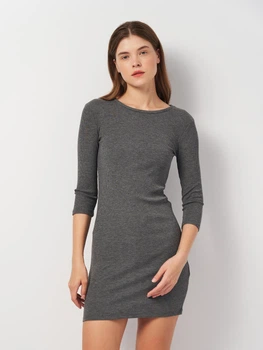 Платье женское DeFacto K6795AZ M Серое (8681991809395)