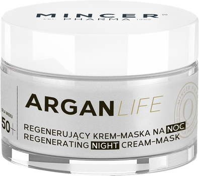 Крем-маска для обличчя Mincer Pharma ArganLife 50+ 803 нічна 50 мл (5905279887510)