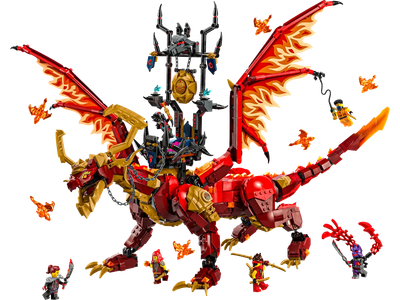 Zestaw klocków LEGO Ninjago: Smoczyca źródła ruchu 1716 elementów (71822)