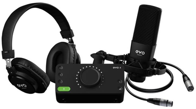 Аудіоінтерфейс Audient EVO Start Recording Bundle Black (41000035)