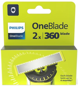 Змінні леза Philips OneBlade QP420/60 2 шт (8720689023504)