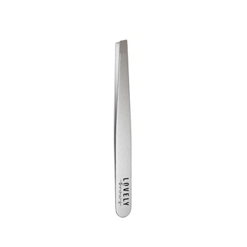 Пинцет для бровей Lovely Brows классический серебристый (LB-pk)