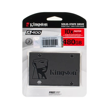 SSD Kingston A400 480GB 2.5" SATA III (SA400S37/480G), TLC, 450/500 МБ/с