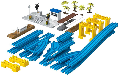 Набір аксесуарів Dumica S1 для розширення залізниці 72 деталі (6920160203995)