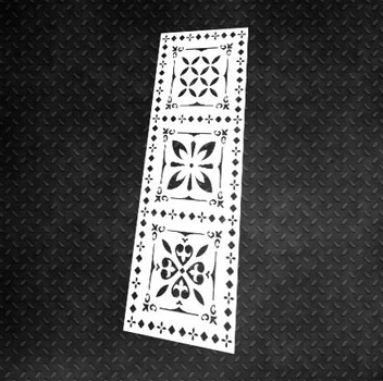 Трафарет DFA Бордюр, для штукатурки і фарби 22х60см, товщина 0,3-1мм (B00035)