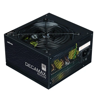 Блок живлення Zalman Decamax (600W) 85%, 80 Plus, 120мм, 1xMB