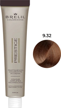 Крем фарба для волосся Brelil Colorianne Prestige 9.32 світлий золотисто-перловий, 100 мл