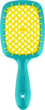 Щетка Superbrush бирюза с желтым Janeke