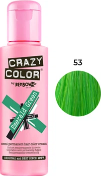 Тинт-краска для волос Crazy Color №53 изумрудно-зеленый 100 мл