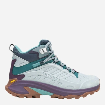Женские демисезонные ботинки низкие для треккинга с мембраной Merrell Moab Speed 2 Ltr Mid Wp J038222 36 (6US/3.5UK) 23 см Голубые (195020360385)