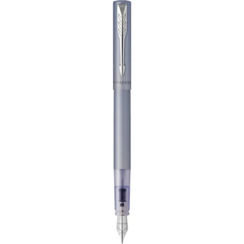 Ручка перьевая Parker VECTOR XL Metallic Silver Blue CT FP M 06 112
