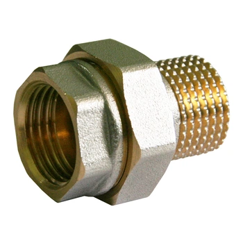 Згін-американка WIANGI 1 1/4" прямий, нікель