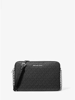 Сумка кросс-боди женская Michael Kors (192317779714) Jet Set Large Logo черная