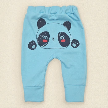 Штаны голубые футер Panda 4766970
