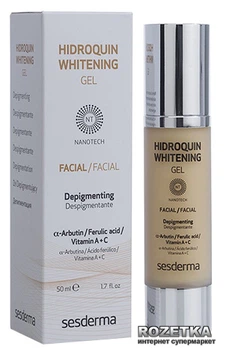 Освітлюючий гель Sesderma Hidroquin для всіх типів шкіри 50 мл (8470001536990