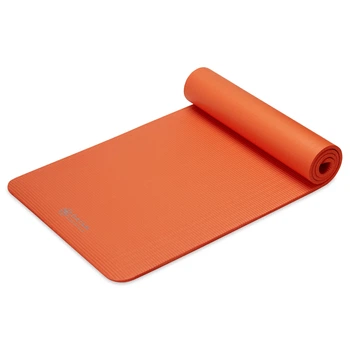 Килимок для фітнесу та пілатесу GAIAM ESSENTIALS Fitness Mat 10мм 180х60см - Orange (США)
