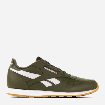 Дитячі кросівки для хлопчика Reebok Classic Leather DV9610 34.5 Темно-зелені (4061624641822)