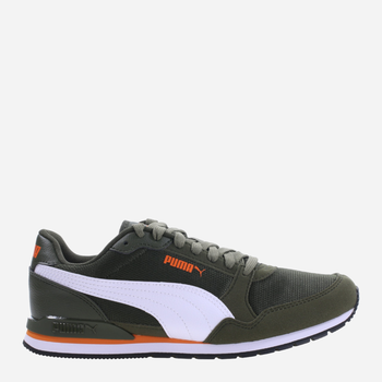 Підліткові кросівки для хлопчика Puma ST Runner v3 Mesh Jr 385510-15 36 Оливкові (4065452415570)