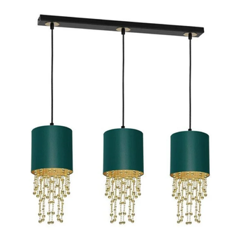 Люстра Milagro MLP-64500 Almeria green/gold 3*E27 60w