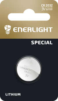 Батарейка ENERLIGHT LITHIUM CR 2032 BLI 1/20