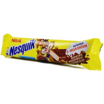 Упаковка вафель NESQUIK в молочному шоколаді 49 шт х 26 г