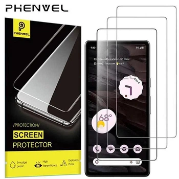 Защитное стекло PHENVEL 2.5D для Google Pixel 8 Pro (Полностью прозрачное стекло)