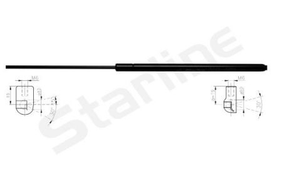 Амортизатор багажника STARLINE S 36.16.810