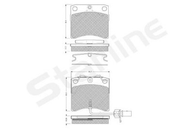 Колодки гальмові дискові STARLINE S BD S305