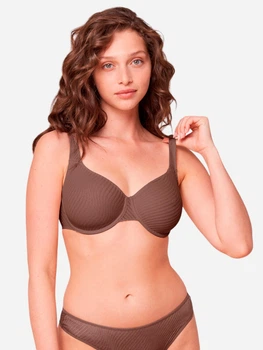 Biustonosz damski z fiszbinami Triumph 10215944 75C Cocoa (7611358392629)