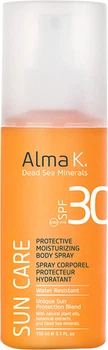 Спрей сонцезахисний зволожуючий для тіла SPF30 Alma K, 150 мл