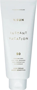 Солнцезащитный крем для лица V.Sun Sun Cream Face Sensitive SPF 50, 200 мл, без отдушек