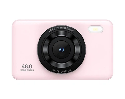 Цифровой фотоаппарат Benjie U24 4K 32GB 2.4" 48мп камера розовый