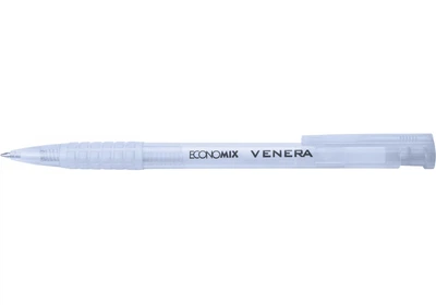 Ручка кулькова автомат. ECONOMIX VENERA 0,5 мм., пише синім