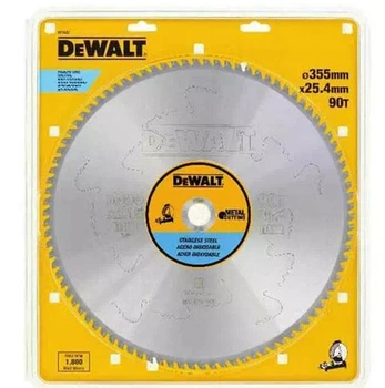 Диск пильный DeWALT METAL CUTTING 355 х 25.4 мм (DT1922)