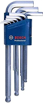Набір шестигранних ключів Bosch Professional, 9 шт (1600A01TH5)