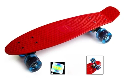 Пенні борд дитячий Penny Bord червоний сяючи колеса SD-1905288341-2