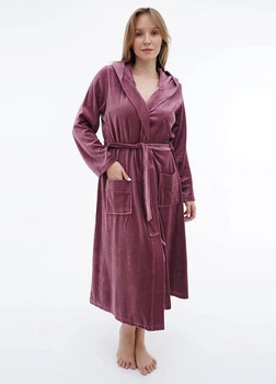 Халат Wild Love рожевий 3XL 21673-03
