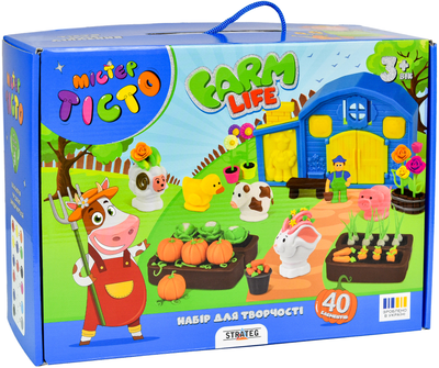 Набір для творчості Strateg Містер тісто Farm Life (4823113869106)