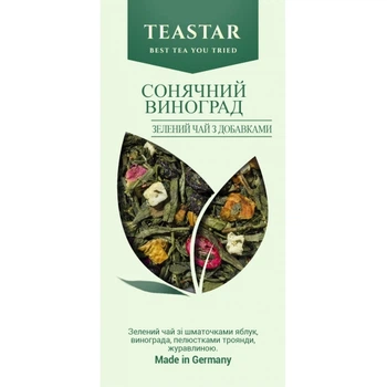 Чай Tea Star Солнечный виноград зеленый с добавками рассыпной 50г PA 10751