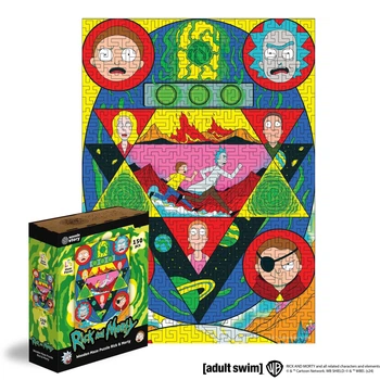 Деревянный пазл-лабиринт Woods Story Rick & Morty™ Космический лабиринт XXL