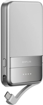 УМБ EcoFlow RAPID Magnetic Power Bank 5000 mAh 30W Qi2.0 Silver (EF-RAPID5000-EU)