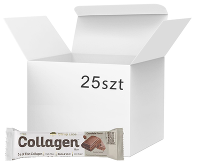 Batoniki proteinowe Olimp Collagen Bar Czekolada 44 g x 25 sztuk (5901330094002)